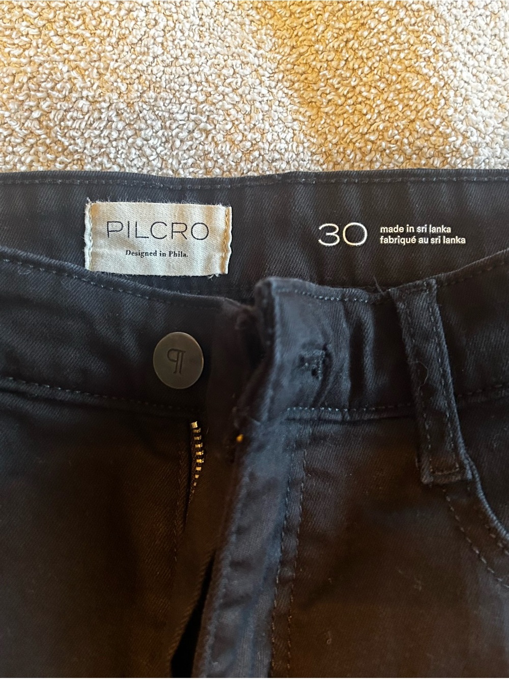 Anthropology Pilcro Black Jeans Size 30